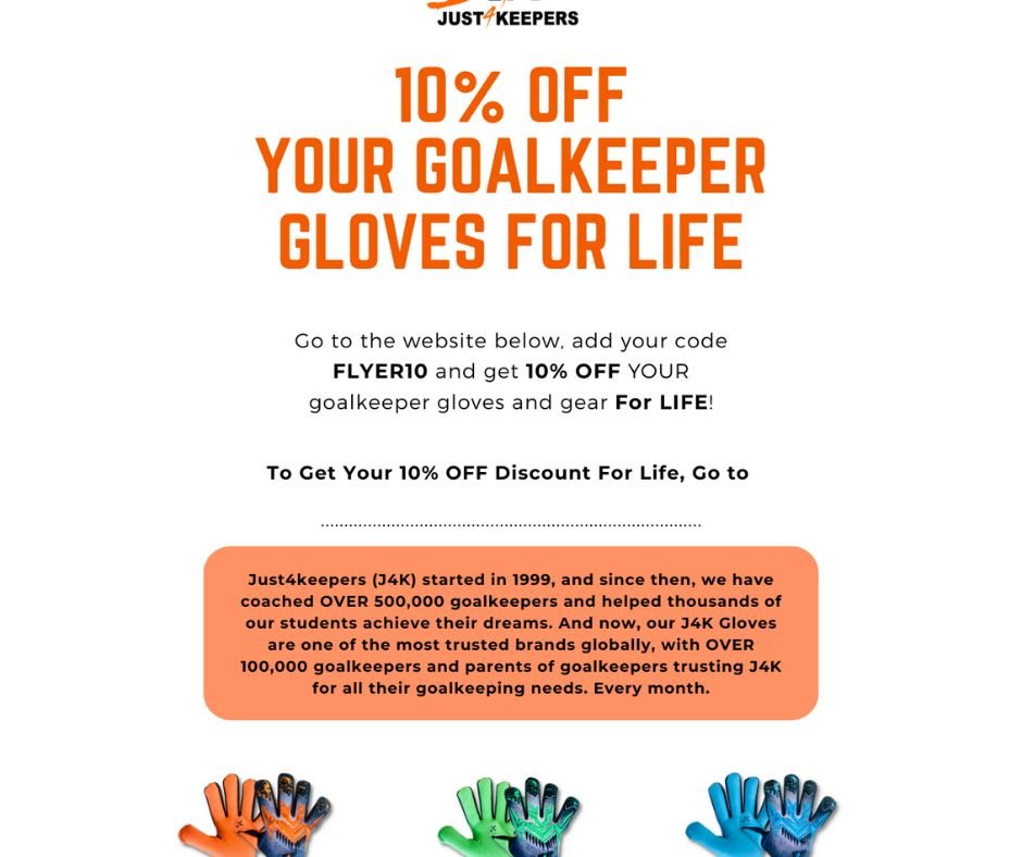 Do you want free goalkeeper gloves j4k sports
