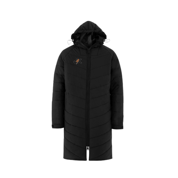 Long Black Thermal Jacket -Junior - J4K SPORTS